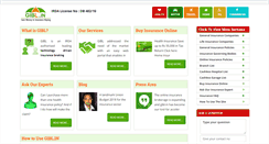 Desktop Screenshot of insurance.gibl.in